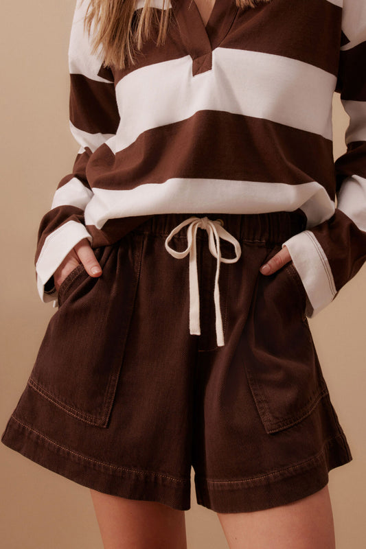 Relaxed Everyday Short - Chocolate