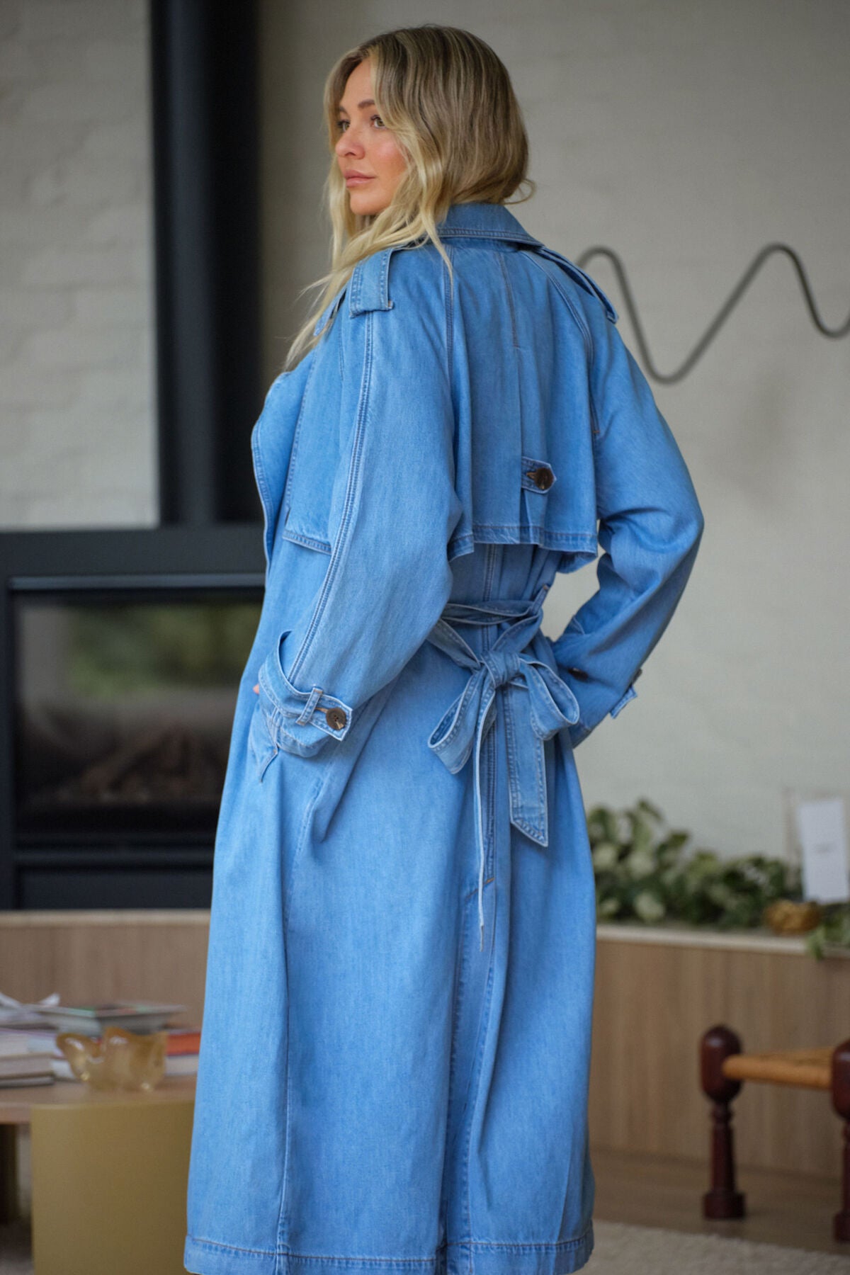 Longline Trench Coat