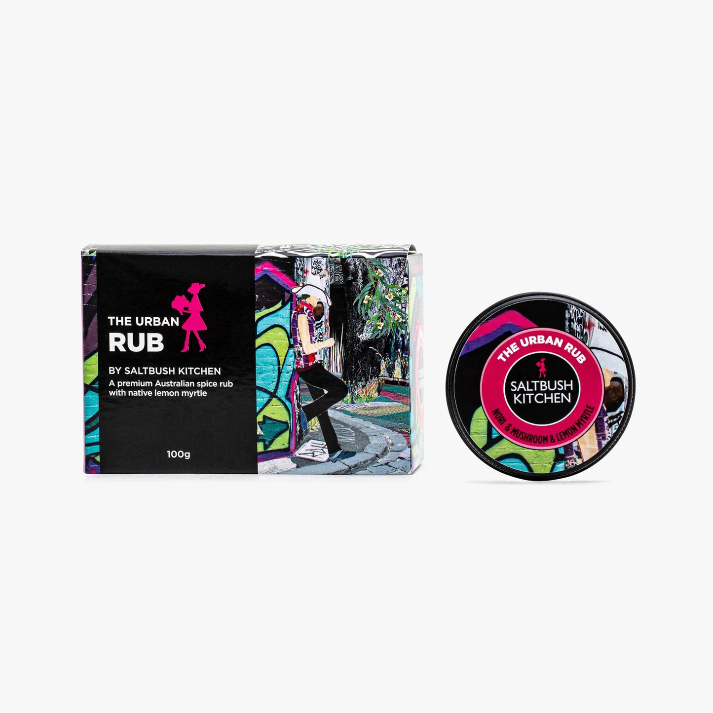 The Urban Rub Lemon Myrtle, Shiitake Mushroom, Sesame & Chilli