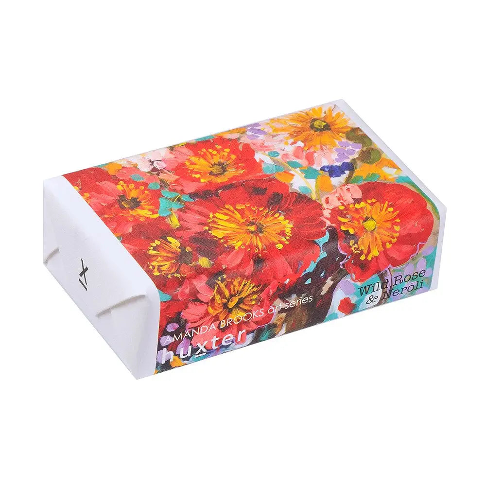 Wrapped Soap - 'poppies'