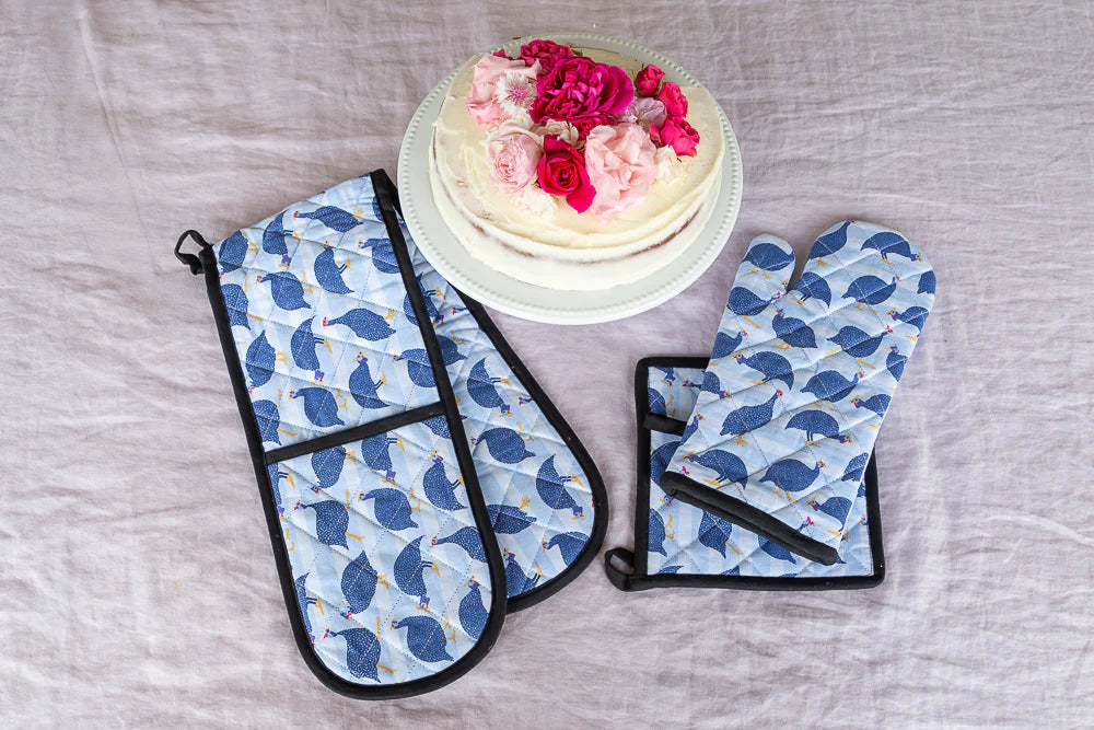 Double Oven Glove | Guinea Fowls