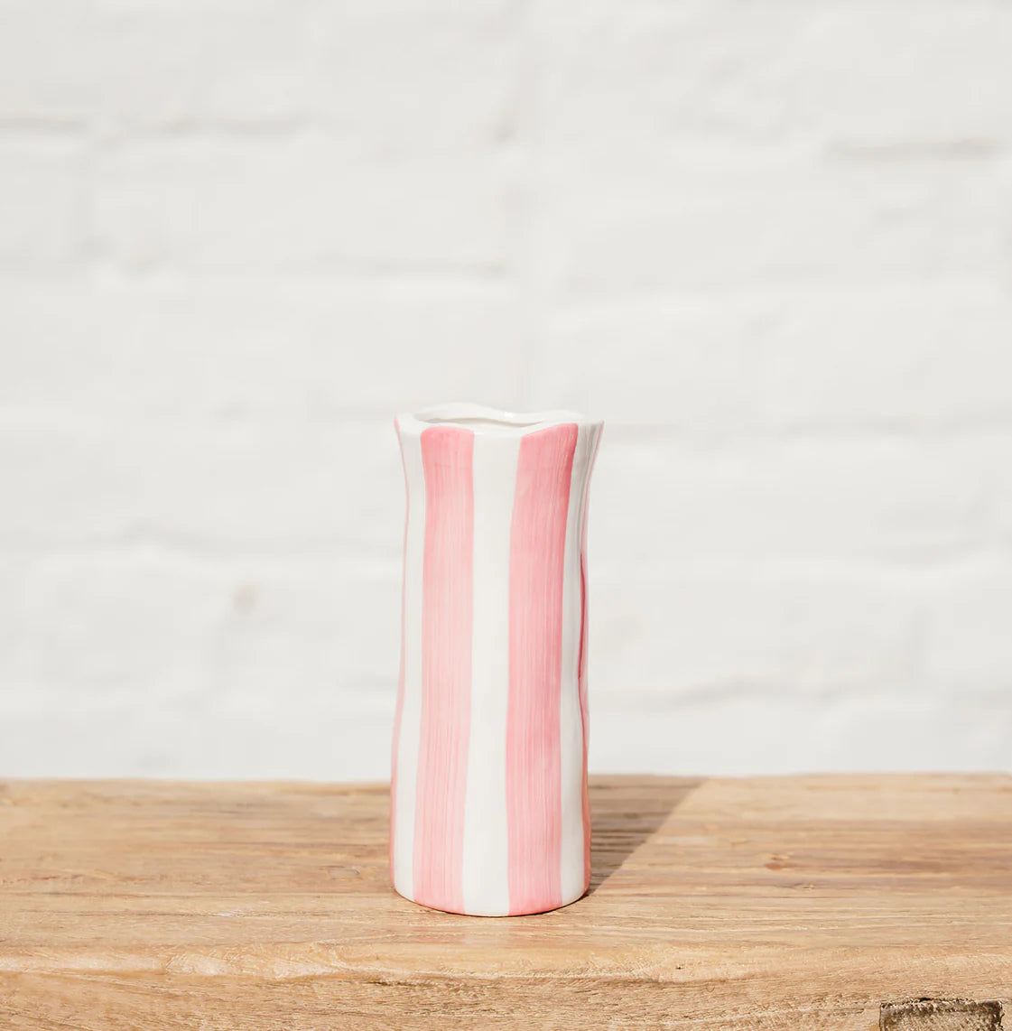 Small Vase - Pink Stripe