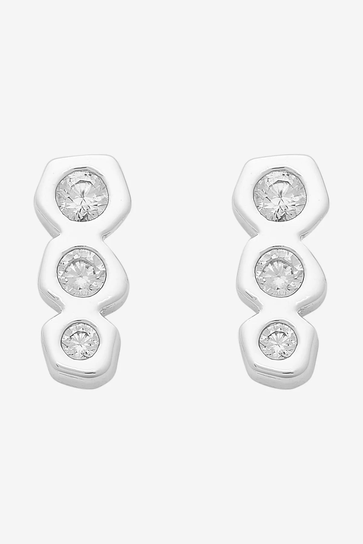 Petite Camille Earring - Gold & Silver