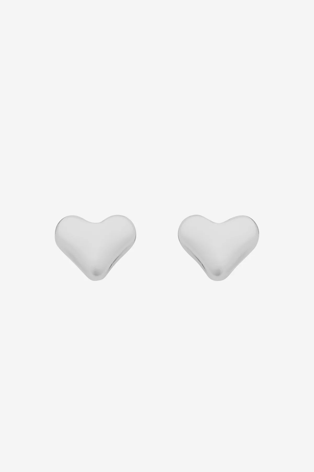 Mariel Heart Earring - Silver & Gold