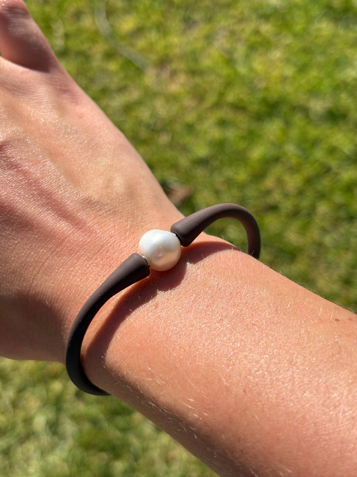 Pearl Silicone Bracelet - All Colours