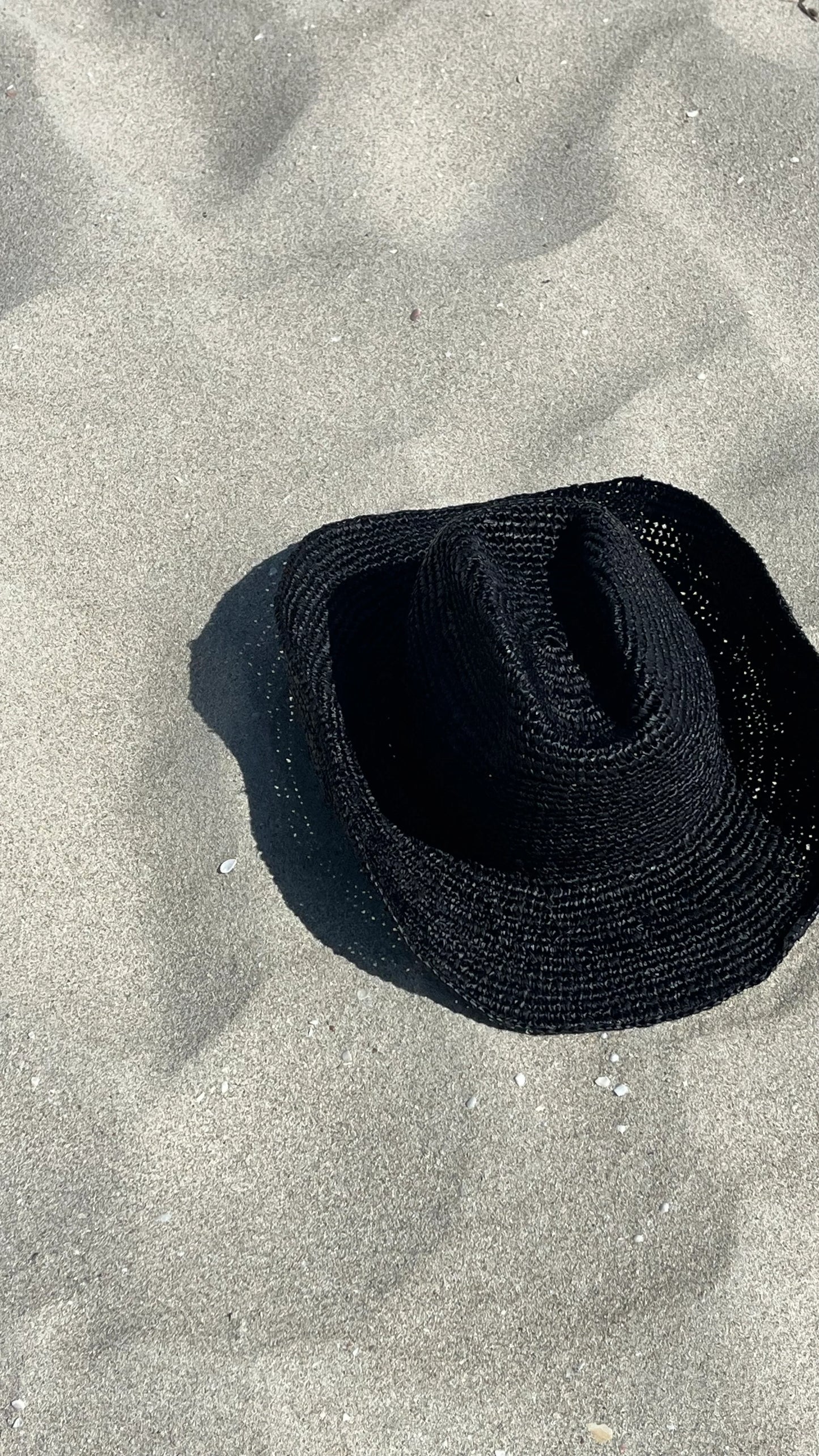Sunday's Raffia Hat - Black