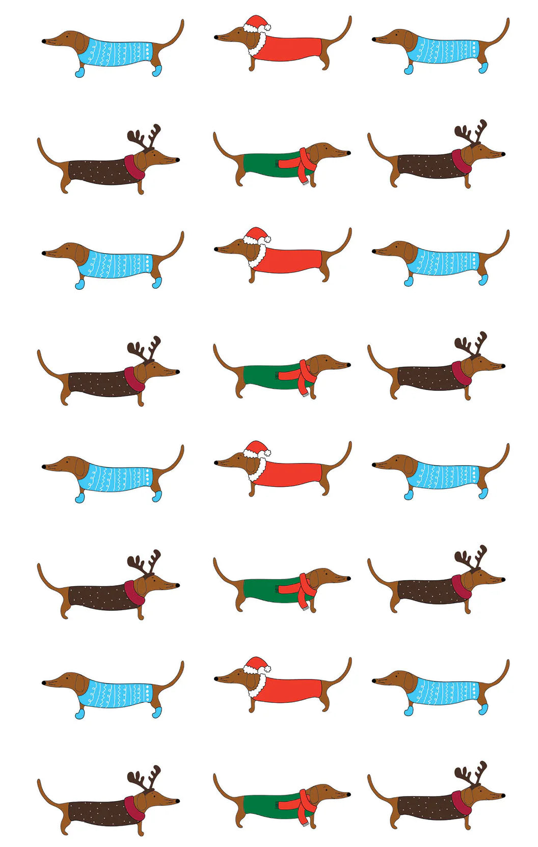 Tea Towels - Xmas Dogs