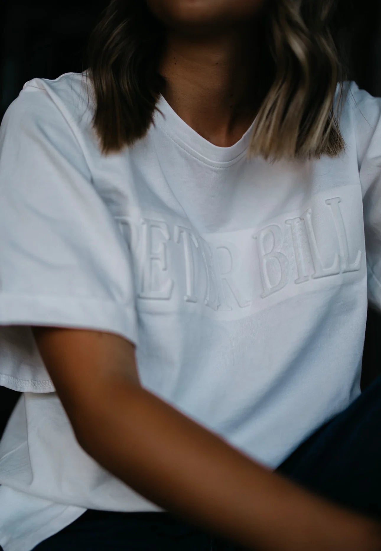 The Peter Bill Tee - White