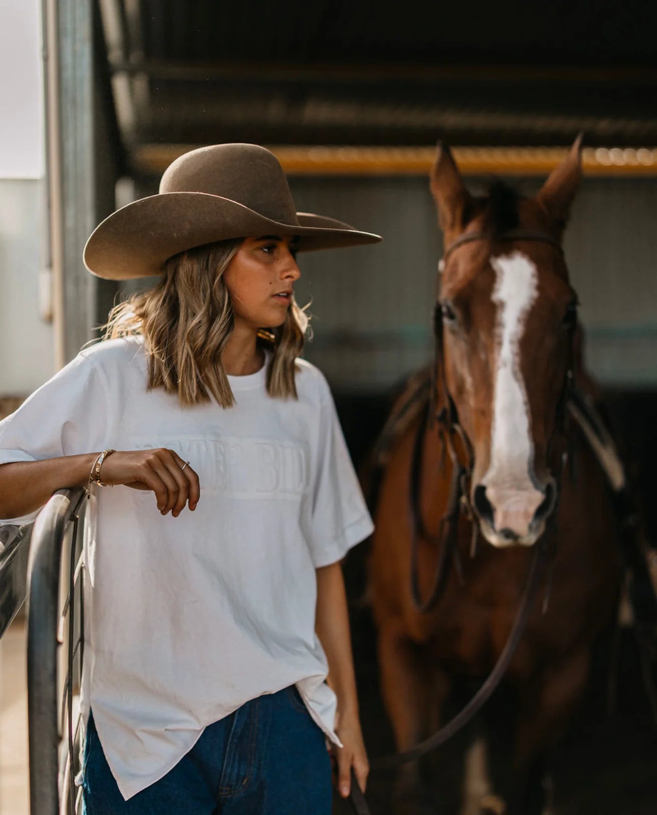 The Peter Bill Tee - White
