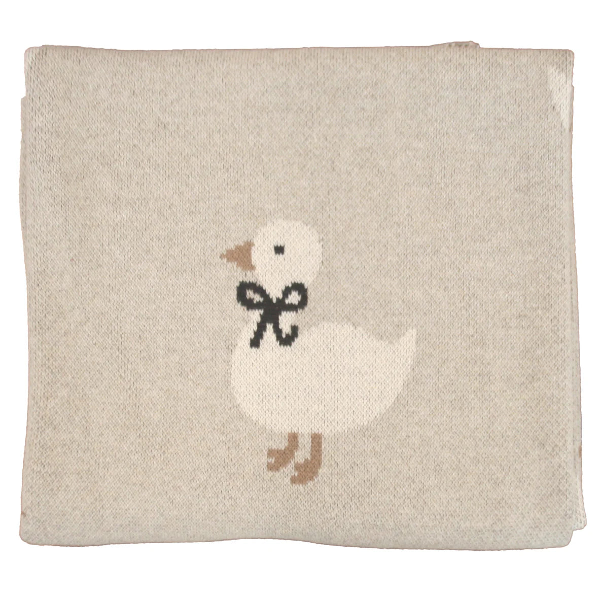 Duck Baby Blanket - Natural