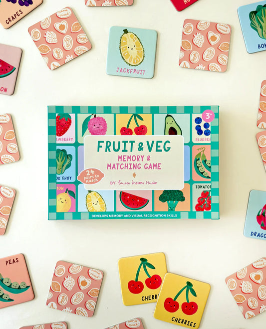 Fruit and Veg Memory & Matching Game