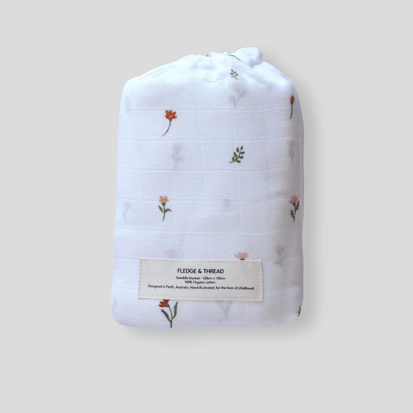 Swaddle Wrap - Cream Floral