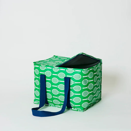 Large Insulated Picnic Tote - Tennis