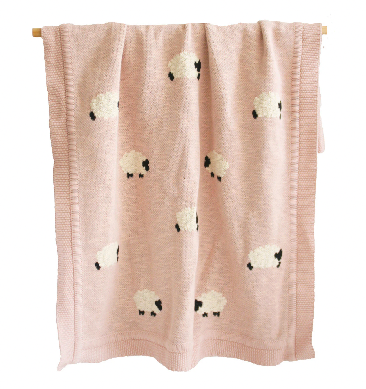 Baa Baa Baby Blanket - Pink