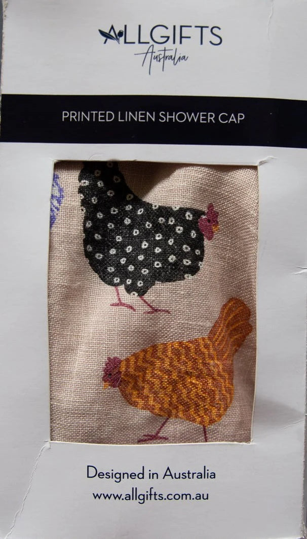 Linen Show Cap // Hens