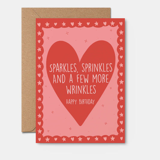Birthday Card - Sprinkle Wrinkles
