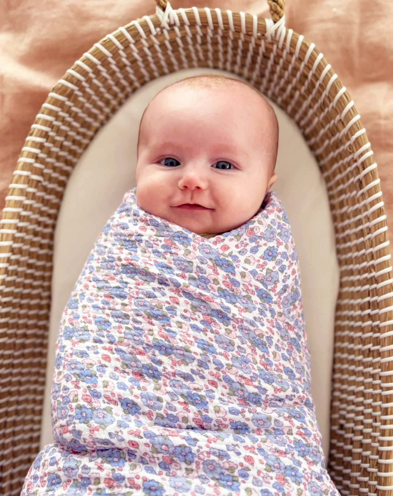Muslin Swaddle - Liberty Blue
