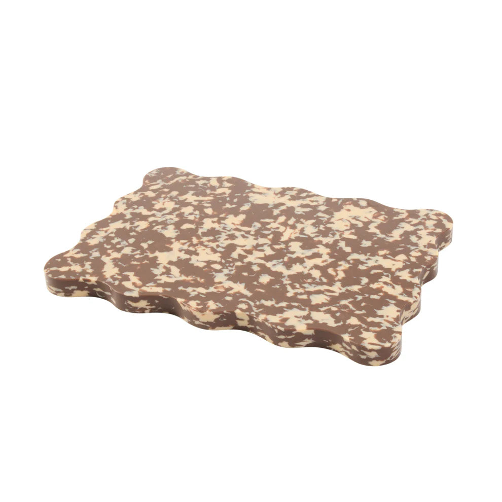 Pinchy Wavy Chopping Board - Choc Ripple