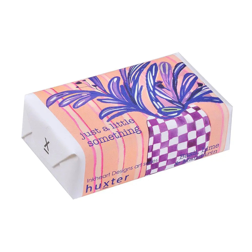 Wrapped Soap - 'checked Vase' - Just A Little Something