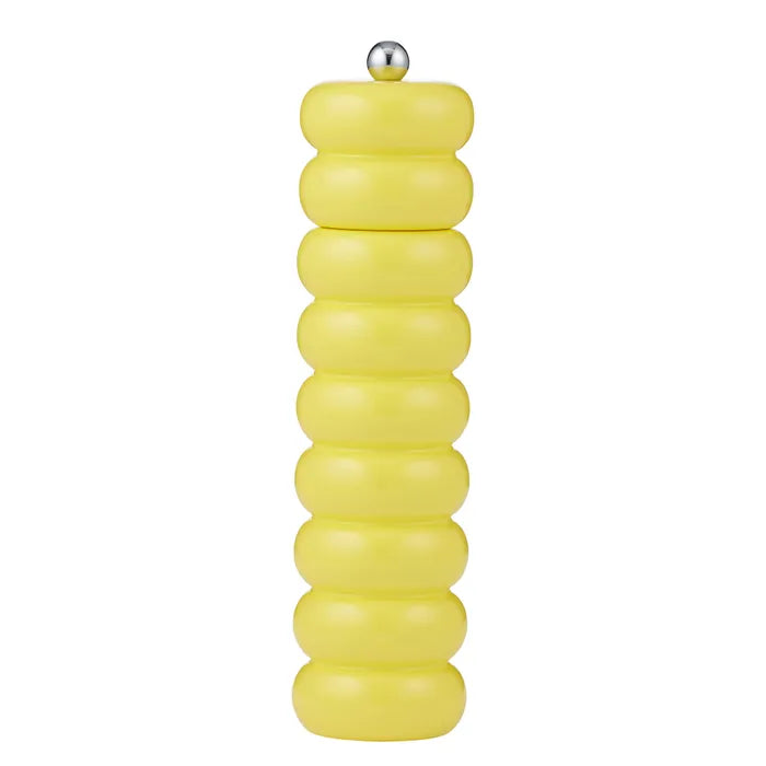 Delphi Wood Salt & Pepper Grinder - Yellow