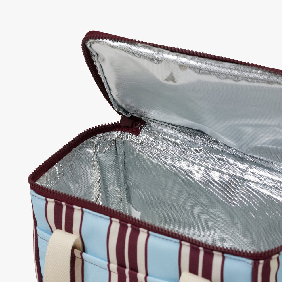 Lunch Base Bag - Mulberry Stripe