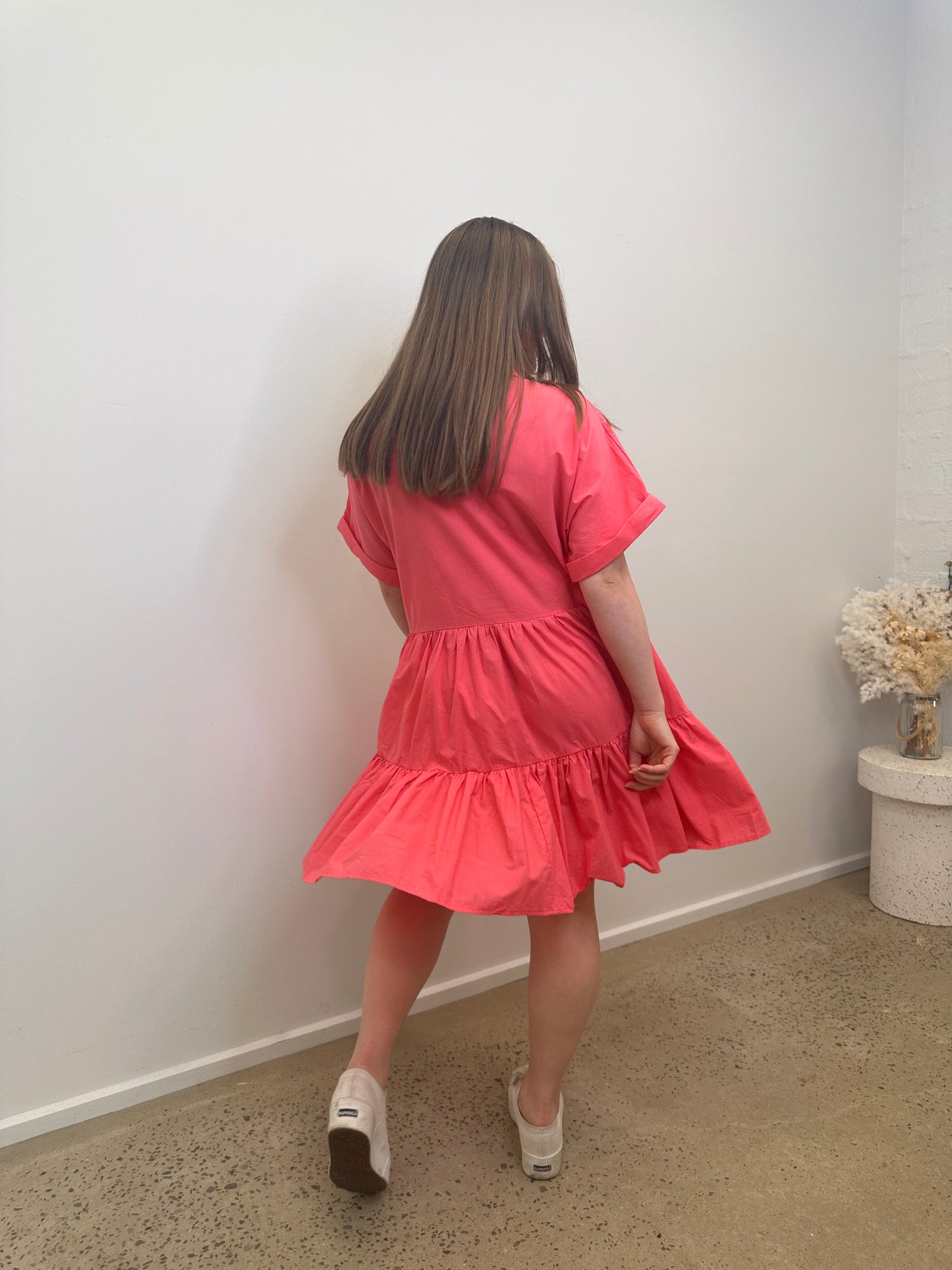 Solene Dress - Pink (Size XL)