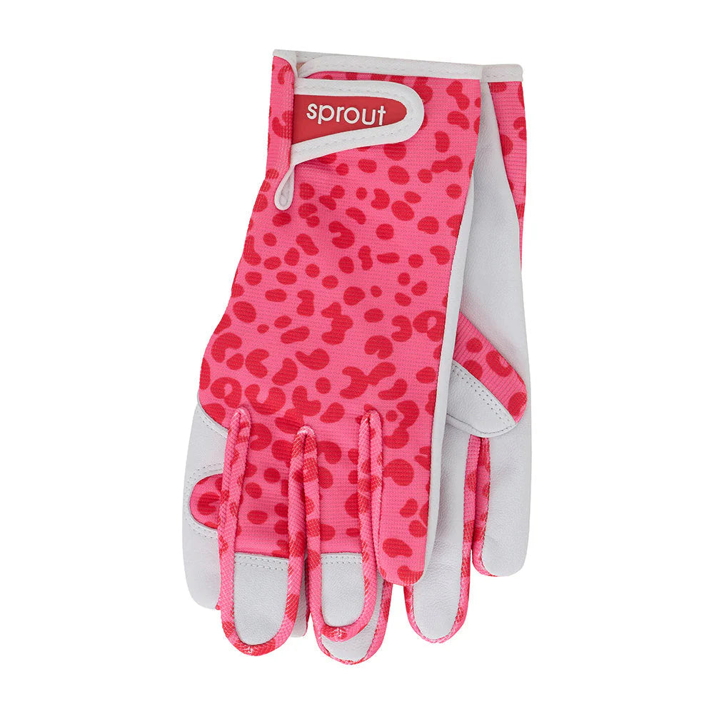Sprout Goatskin Gloves - Printed Designs