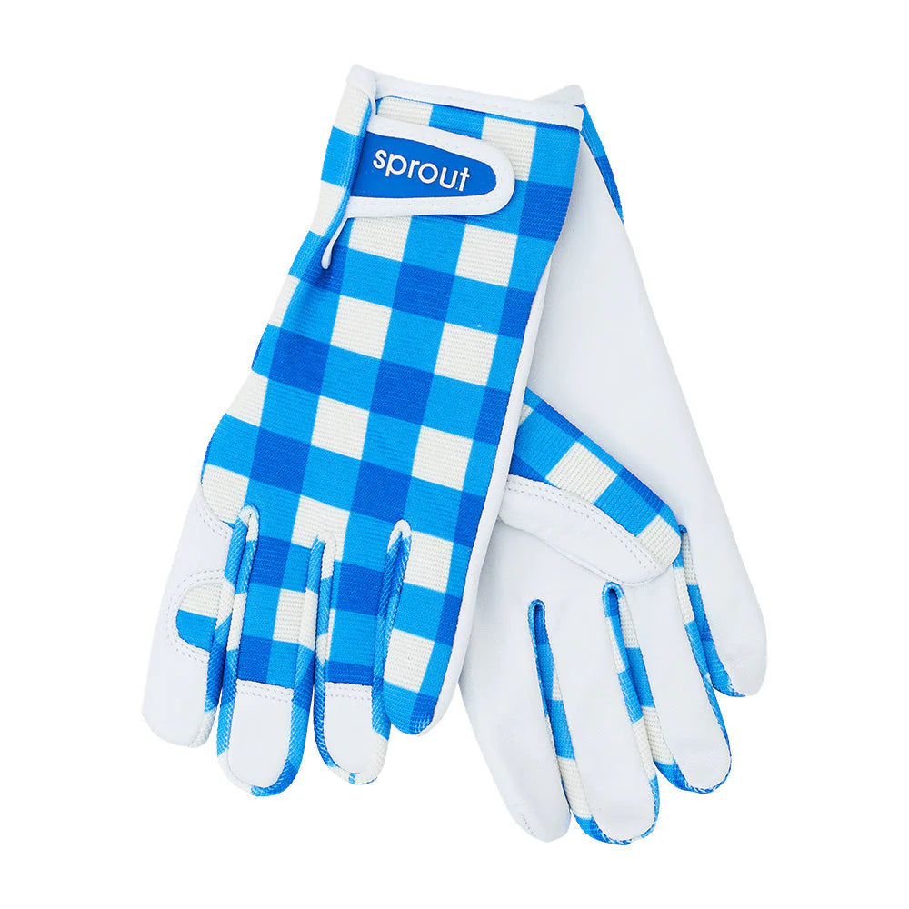 Sprout Goatskin Gloves - Printed Designs