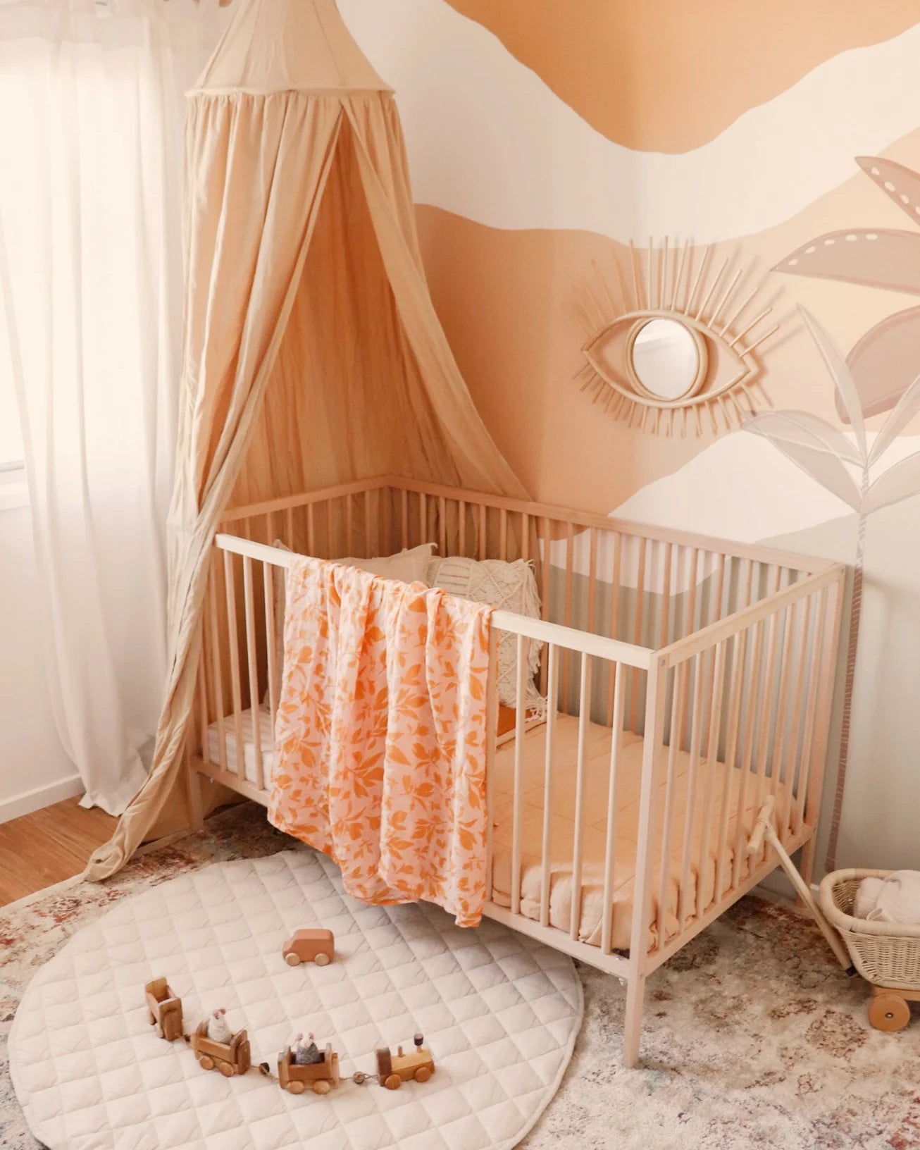 FOX & FALLOW // Ficus Organic Muslin Wrap Swaddle