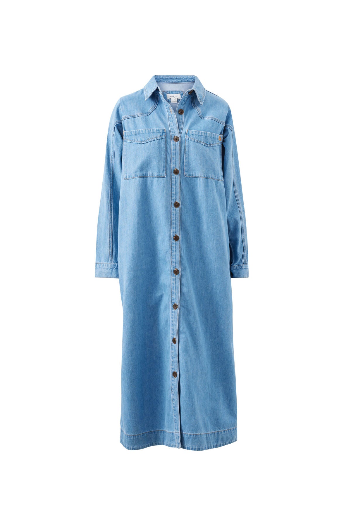 Rae Long Sleeve Midi Dress - New Vintage Blue