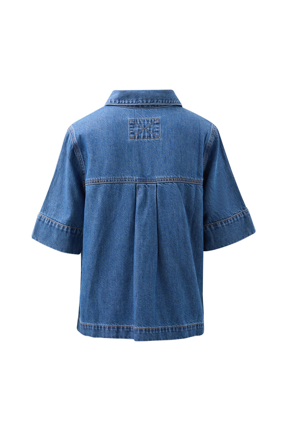 Noa Short Sleeve Shirt - Fresh Indigo