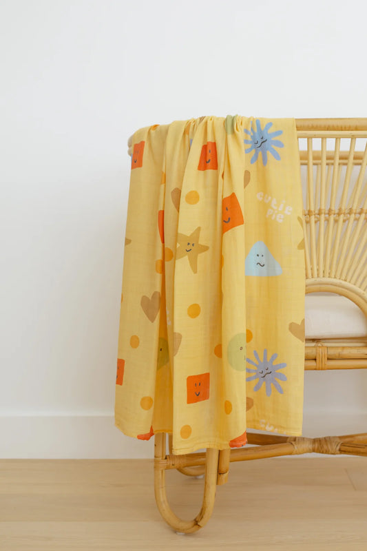 Baby Muslin Swaddle - Cutie Pie