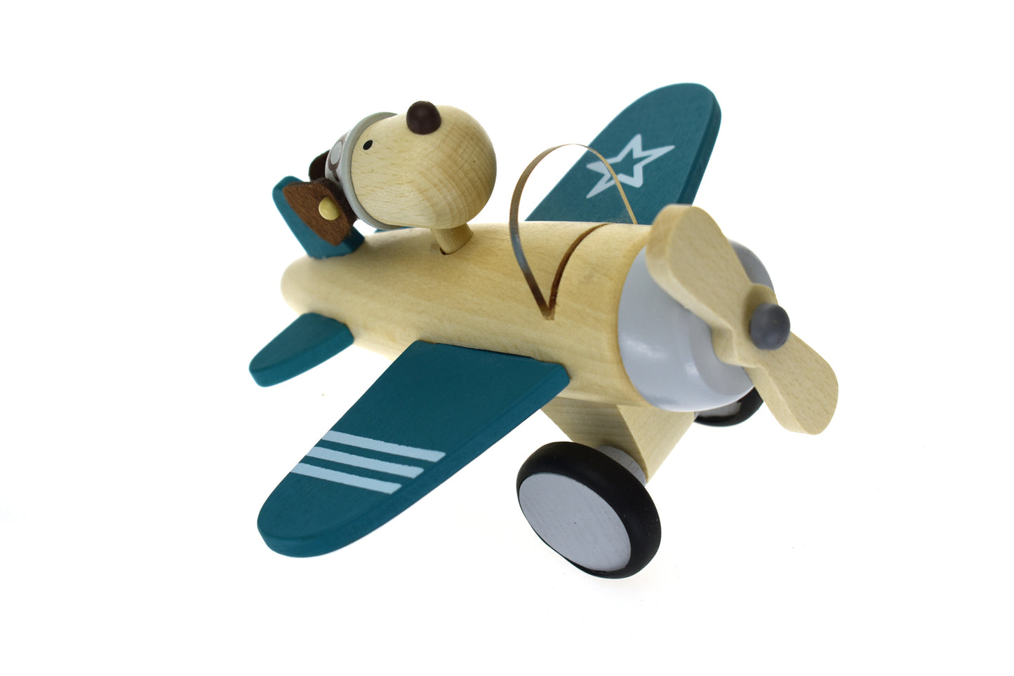 Retro MD Plane with Cute Dog