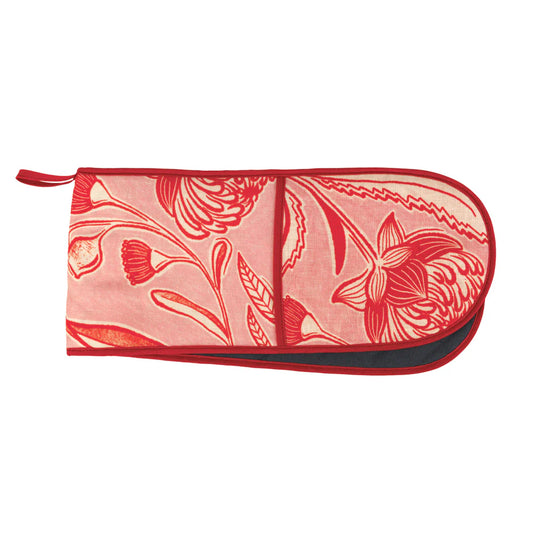 Double Oven Mitt - Linen - Trailing Natives