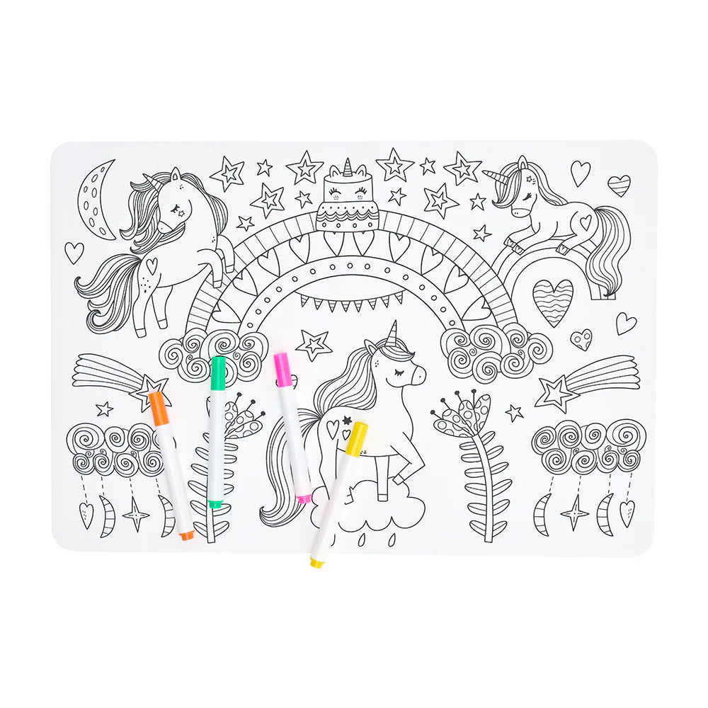 Silicone Colouring Mat - All designs