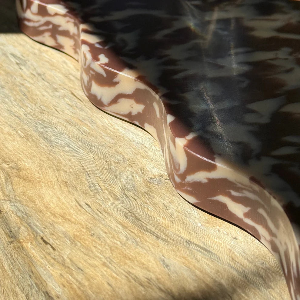 Pinchy Wavy Chopping Board - Choc Ripple