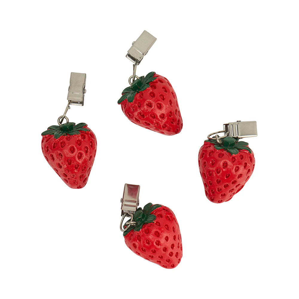 Strawberry Tablecloth Weights - Clip On