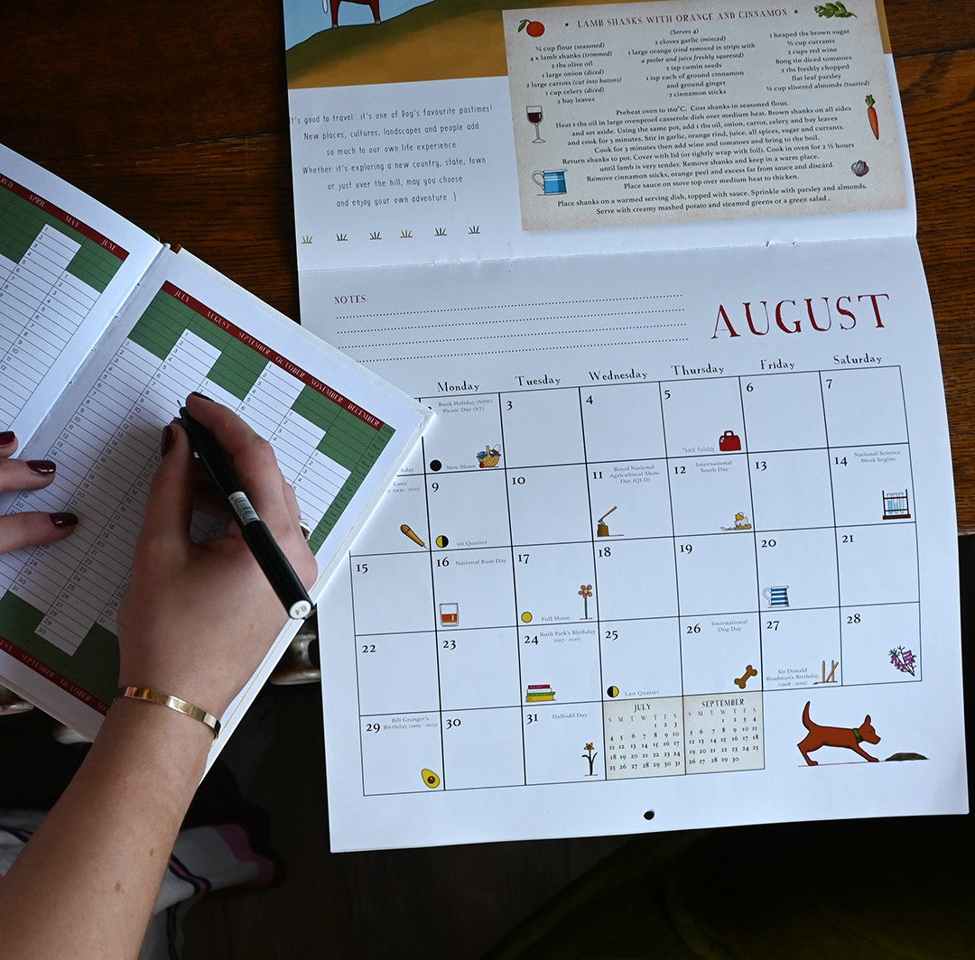 Red Tractor Designs Calendar - 2027 'Our Year in Australia'