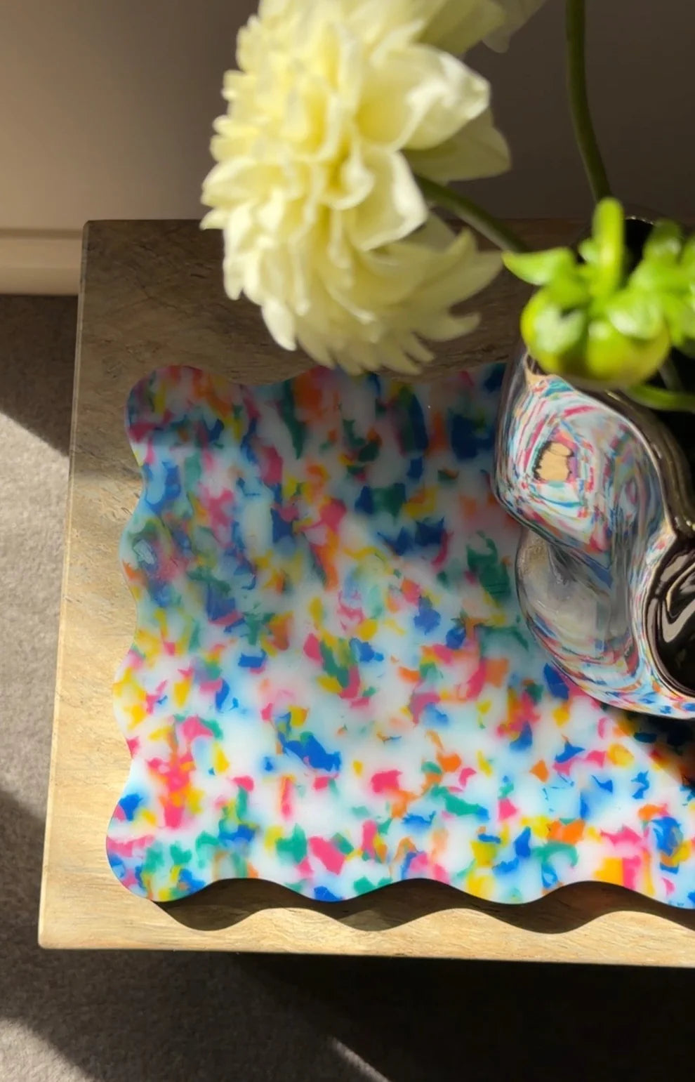 Pinchy Wavy Chopping Board - Fairy Bread