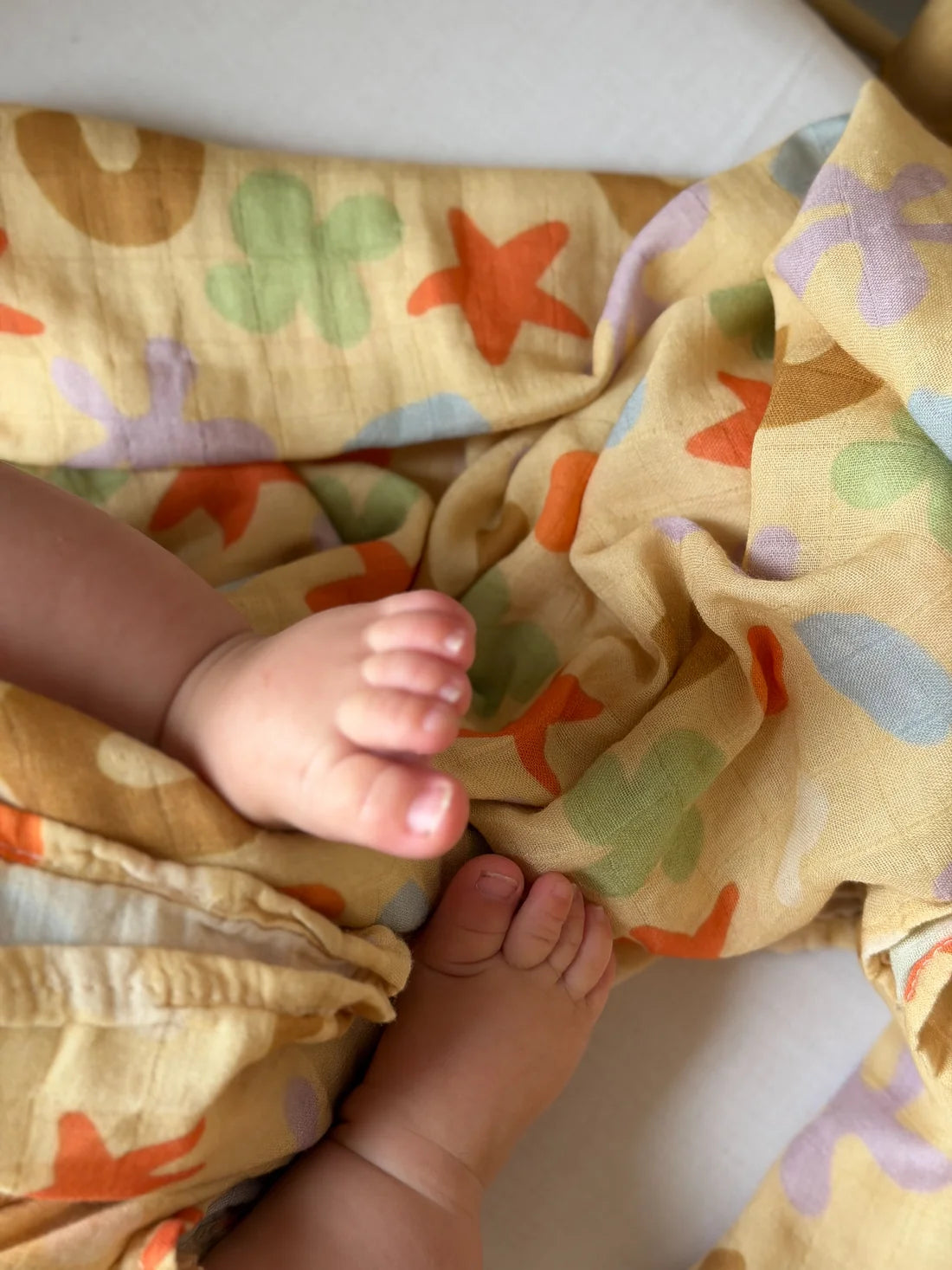 Baby Muslin Swaddle - Playtime Whimsy