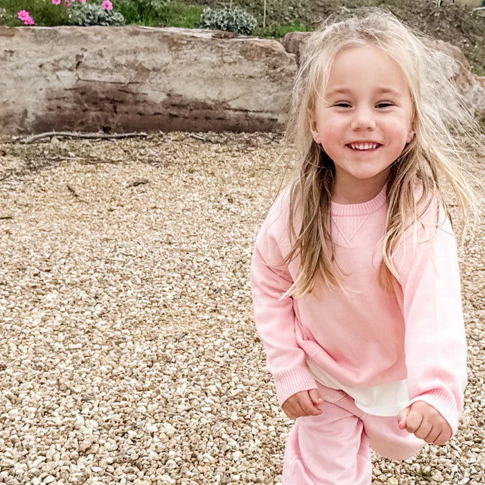 100% Australian Merino Wool Jumper - Tutu Pink