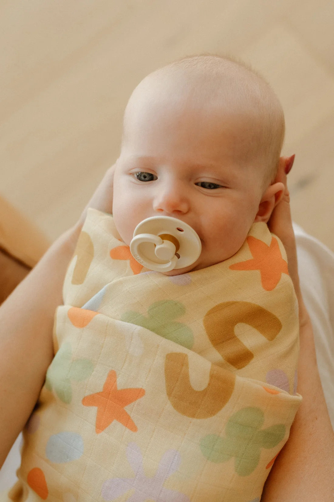 Baby Muslin Swaddle - Playtime Whimsy
