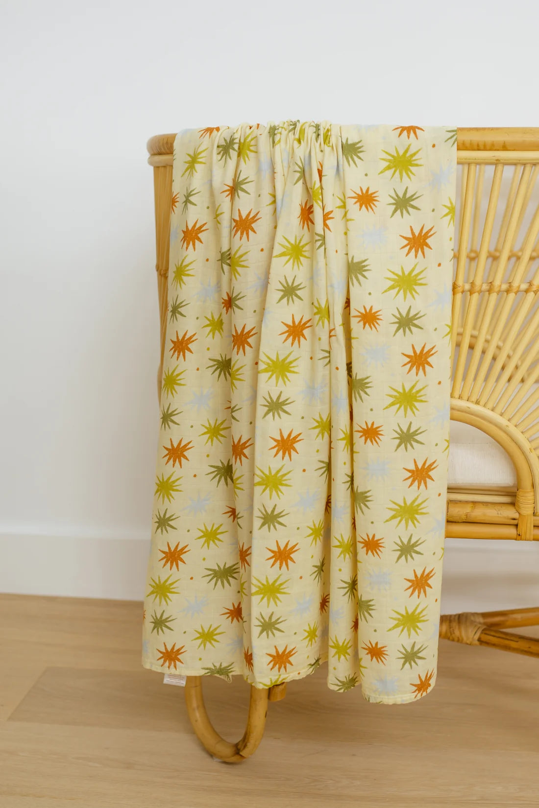 Baby Muslin Swaddle - Retro Skies