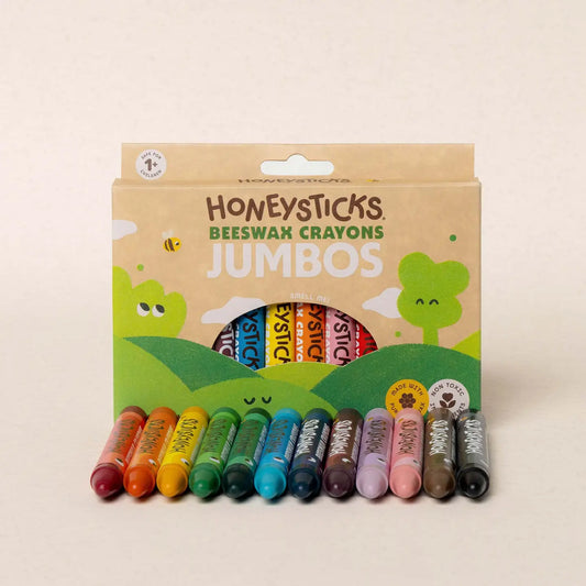 Honeysticks Beeswax Crayons Jumbos 12pk