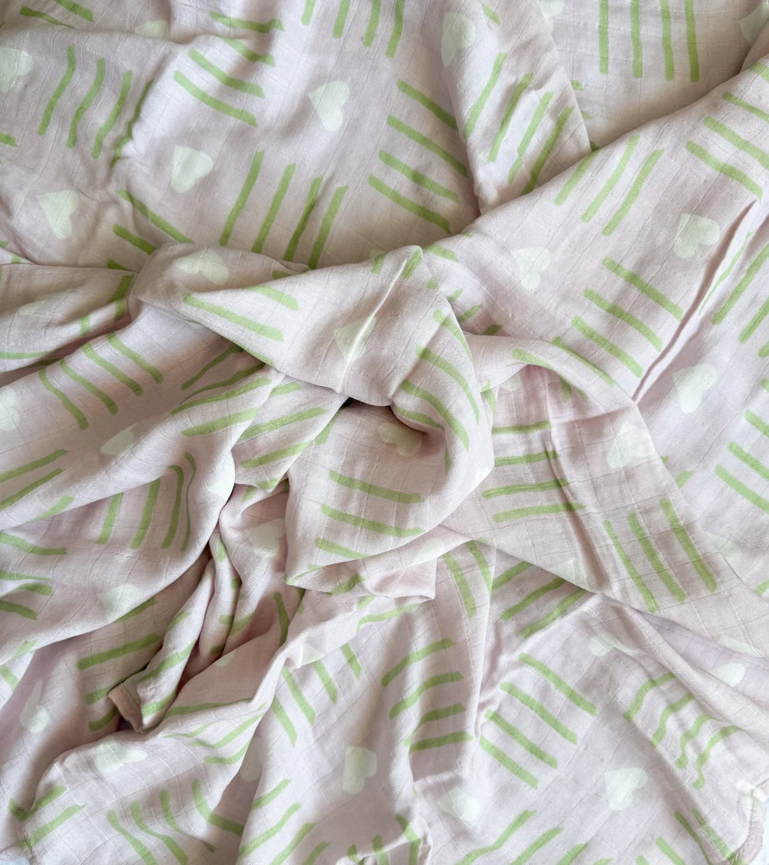 Baby Muslin Swaddle - Love Poppy