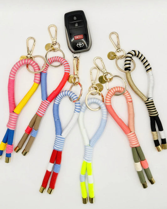 Loop-de-Loop keyring/keychains (All Designs)