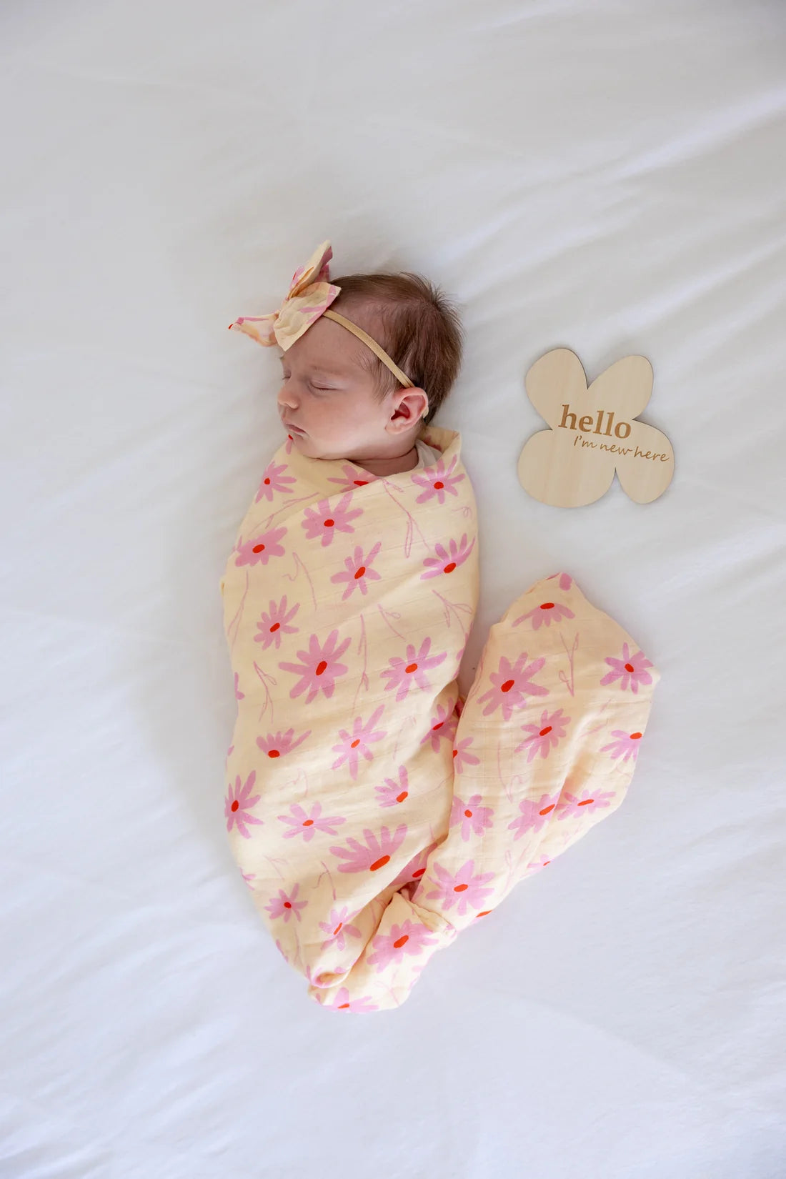 Baby Muslin Swaddle - Bloom Belle