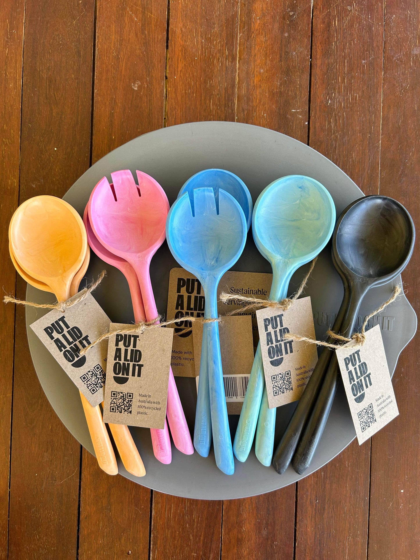 PUT A LID ON IT // Salad serving set (All Colours)