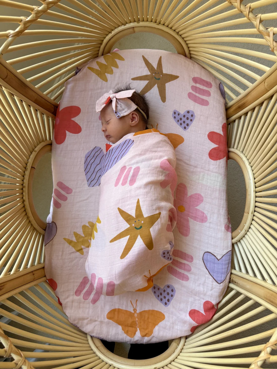 Baby Muslin Swaddle - Pretty Pop