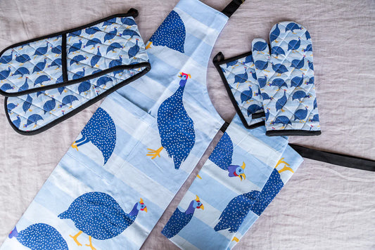 Double Oven Glove | Guinea Fowls